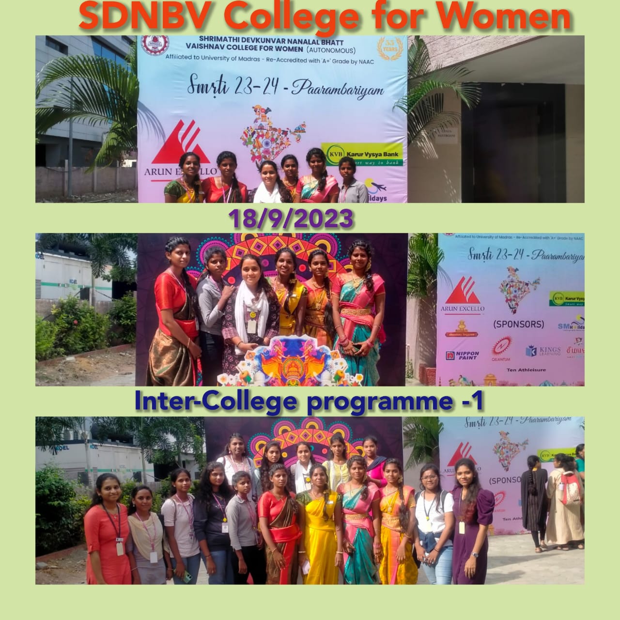 2023 INTER-COLLEGE PROGRAMME